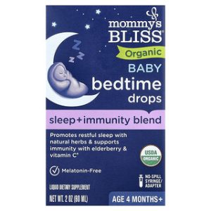 טיפות שינה אורגניות לתינוק - Mommy's Bliss 4 חודשים+
