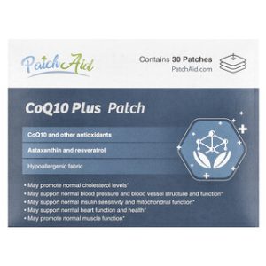טלאי CoQ10 Plus - 30 טלאים , בריאות ותוספים