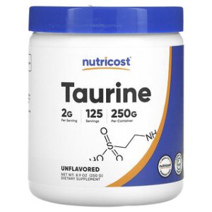 טראורין Nutricost - תוסף תזונה טהור 250 גרם