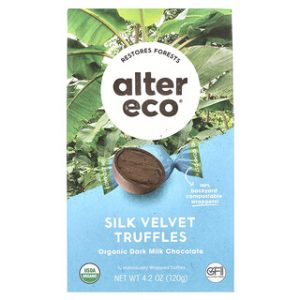 טראפלס שוקולד חלב אורגני Alter Eco - 10 יחידות