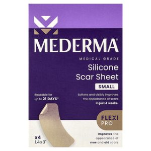 יריעות סיליקון לצלקות Mederma - 4 יחידות קטנות