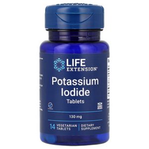 כדורי יוד Potassium Iodide Life Extension - 14 טבליות