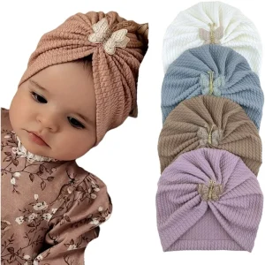 כובע תינוק פרפר בנות - אביזר צילום לתינוקות