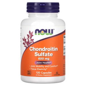 כונדרויטין סולפט 600 מ"ג - NOW Foods - 120 כמוסות