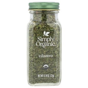 כוסברה Simply Organic - תבלין 100% אורגני 22 גרם