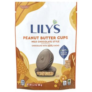 כוסות חמאת בוטנים ללא סוכר - Lilys Sweets 90 גרם