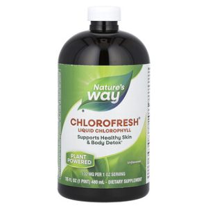 כלורופיל נוזלי ללא טעם - Chlorofresh 480 מ"ל - Natures Way