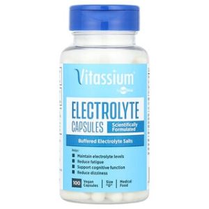 כמוסות אלקטרוליטים Vitassium - 100 כמוסות טבעוניות