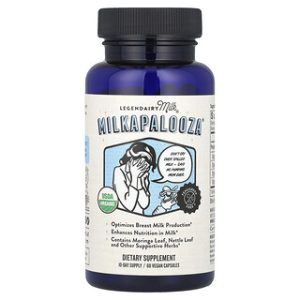 כמוסות טבעוניות Milkapalooza להגברת חלב-אם