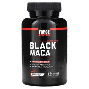 כמוסות מאקה שחורה Force Factor - 90 כמוסות