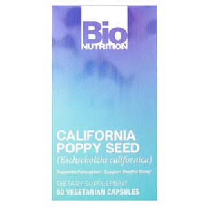 כמוסות פרג קליפורני 500 מ"ג - Bio Nutrition