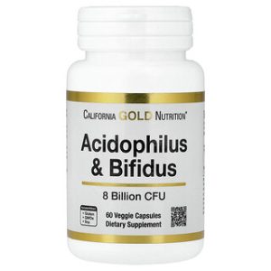 כמוסות פרוביוטיקה , California Gold Nutrition - 60 כמוסות