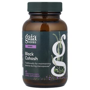 כמוסות קוהוש שחור Gaia Herbs לנשים - 60 כמוסות