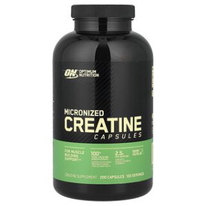 כמוסות קריאטין מיקרוני Optimum Nutrition - 200 כמוסות