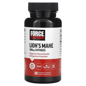כמוסות רעמת האריה Force Factor - 500 מ"ג , 60 כמוסות