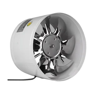מאוורר צנרת מתכת 220V - למקלחת ושירותים