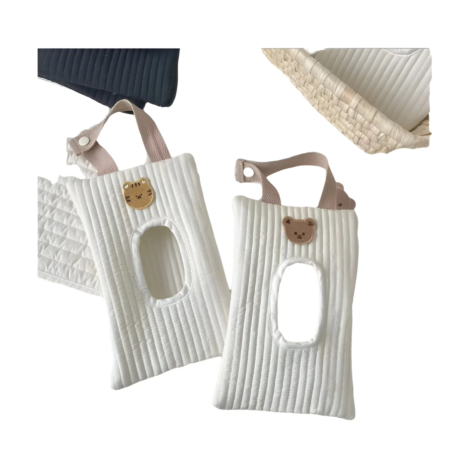 מארז מגבונים תינוק נייד - תלייה לרכב ולטיולון