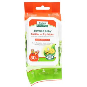 מגבונים לתינוק במבוק - Aleva Naturals - 30 יחידות