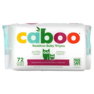 מגבונים לתינוק במבוק Caboo - 72 יח' - ללא ריח
