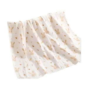מגבת אמבטיה לתינוק - כותנה 4 שכבות - שמיכת עיטוף