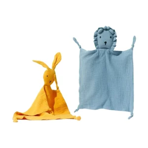 מגבת בטיחות לתינוק - צעצוע אריה רך כותנה