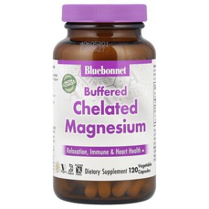 מגנזיום מסוג Chelated - 120 כמוסות Bluebonnet