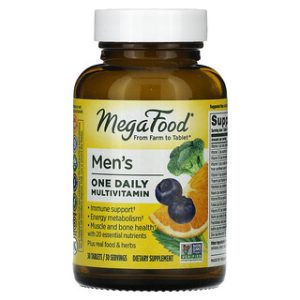 מולטי ויטמין לגבר - Men's One Daily MegaFood - 30 טבליות