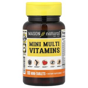 מולטי ויטמין מיני - Mason Natural 100 טבליות