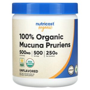 מוקונה פרוריאנס אורגני- Nutricost 250 גרם- ללא טעם
