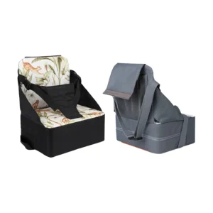 מושב הגבהה לילדים - כרית נגד החלקה, מתקפל ונוח