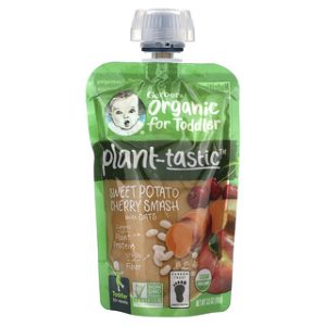 מחית בטטה ודובדבן Gerber Plant-tastic 12+ חודשים