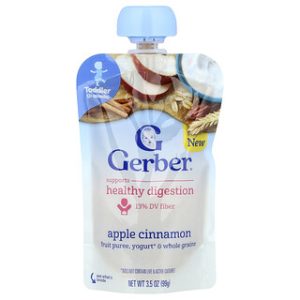 מחית פירות Gerber תפוח-קינמון 12+ חודשים
