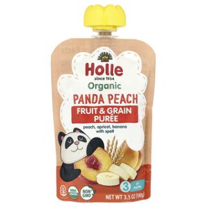 מחית פירות אורגנית Holle - אפרסק, 8+ חודשים