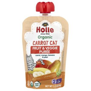מחית פירות וירקות אורגנית Holle - גזר חתול 6+