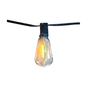 מחרוזת נורות גן LED - 25,50 נורות וינטג' עמידות