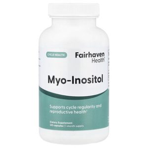 מיאו-אינוזיטול Fairhaven Health - 120 כמוסות - תמיכה בפוריות
