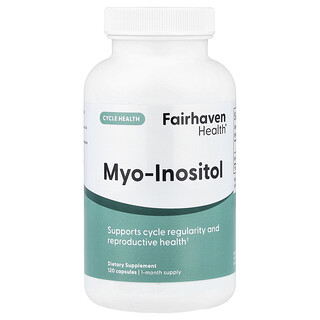 מיאו-אינוזיטול Fairhaven Health - 120 כמוסות - תמיכה בפוריות