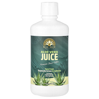מיץ אלוורה טבעי 32oz - Real Aloe - לבריאות טובה