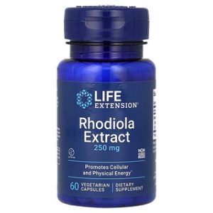 מיצוי רודיולה Life Extension - 250 מ"ג - 60 כמוסות