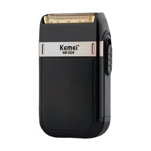 מכונת גילוח חשמלית Kemei 2024 לגבר- עור ועמידה במים