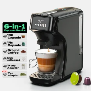 מכונת קפה HiBREW 6in1 - קפסולות אספרסו חם,קר