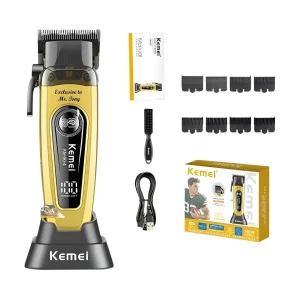 מכונת תספורת אלחוטית Kemei 2299 - גוזר שיער מקצועי