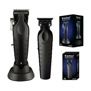 מכונת תספורת אלחוטית Kemei KM-2296 - ספר מקצועי
