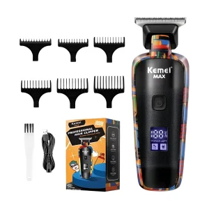 מכונת תספורת חשמלית Kemei KM-5090 - גילוח וקישוט