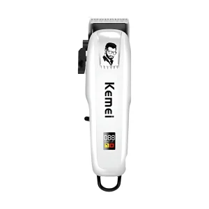 מכונת תספורת מקצועית Kemei PG809A - לגבר עם תצוגת LED