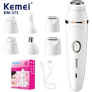 מכשיר הסרת שיער רב תכליתי Kemei 7 ב-1