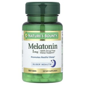 מלונטין 1 מ"ג - 180 טבליות - Natures Bounty לשינה
