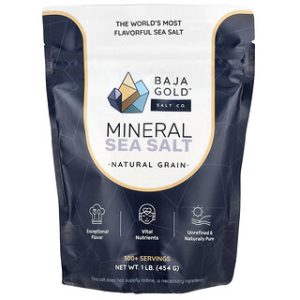 מלח ים מינרלי Baja Gold - 454 גרם - גרגרים טבעיים