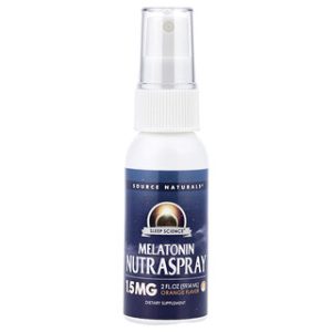 מלטונין NutraSpray כתום - לשינה טובה , Source Naturals
