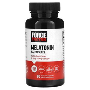מלנתונין Force Factor - 5 מ"ג - 60 כמוסות צמחיות